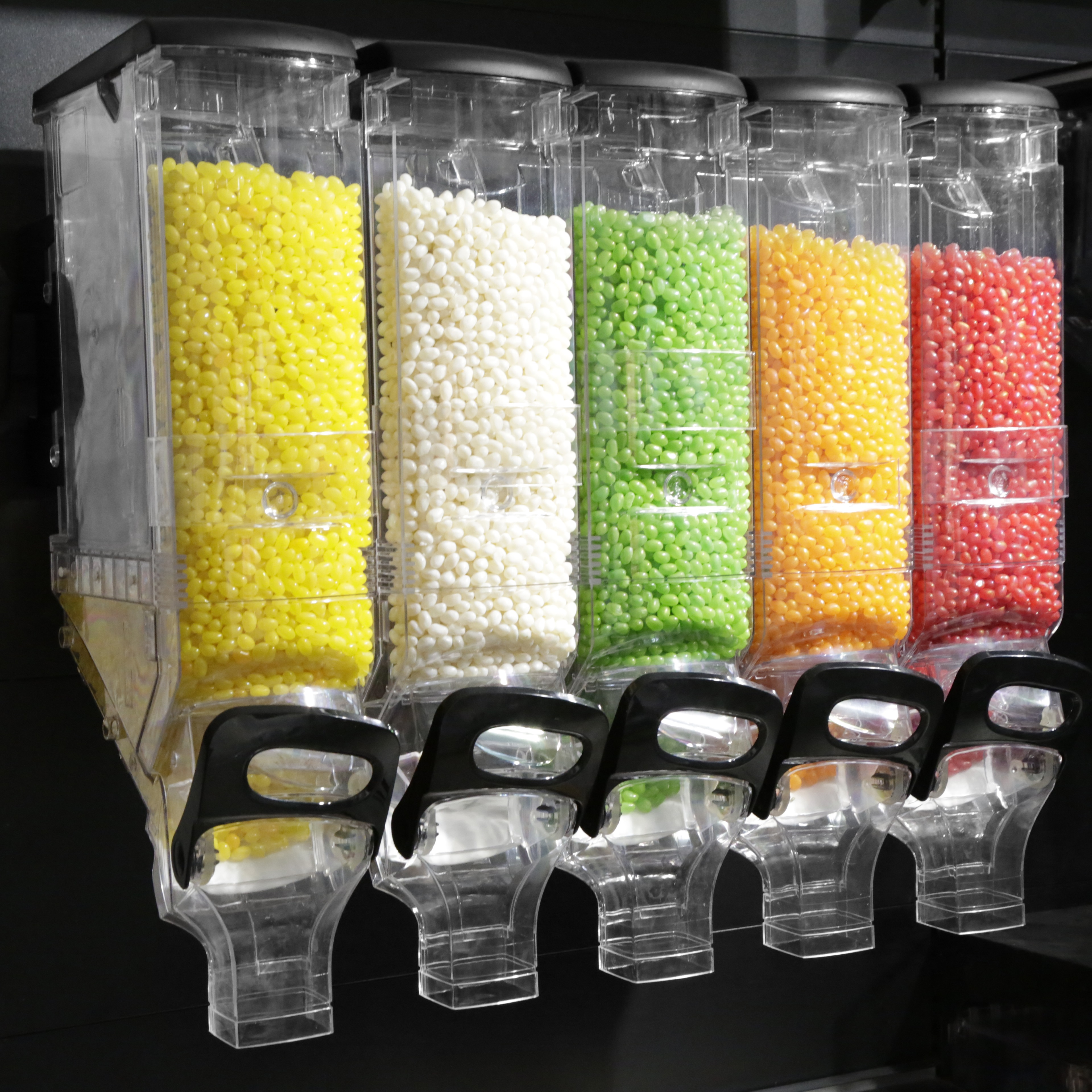 Candy gravity bins