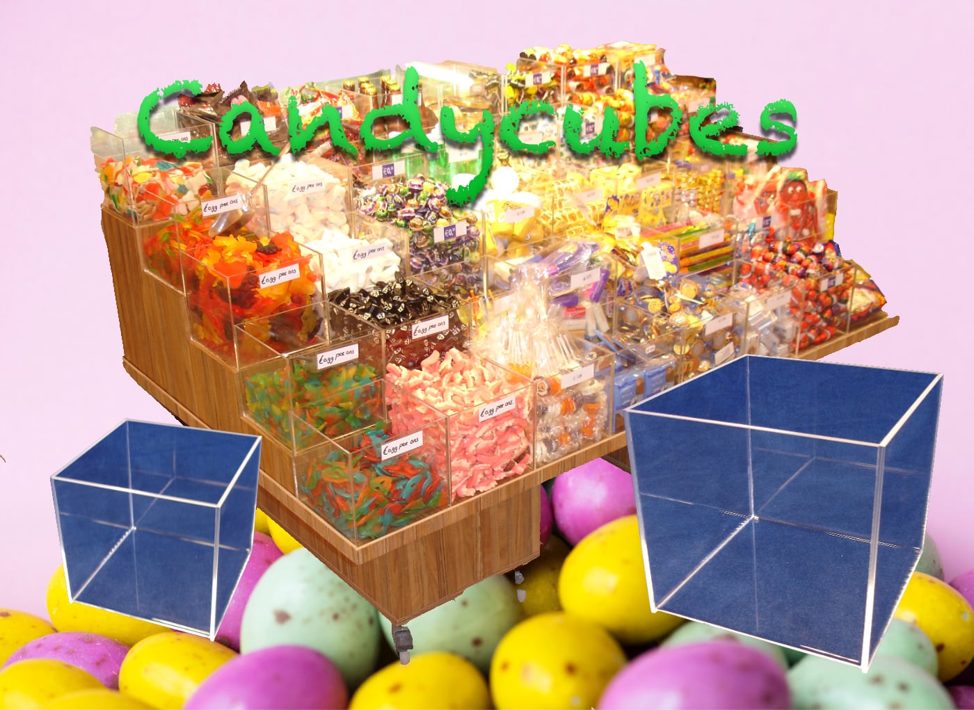 Acrylglas Candycubes
